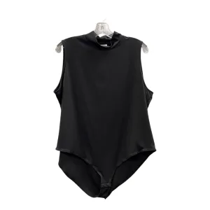 figure hugging bodysuit sleep bodysuit Bodysuit By H&M In Black, Size:1X