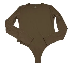 Bodysuit By Pumiey In Brown, Size:Xl yoga bodysuit