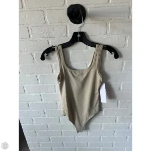 Bodysuit By Abercrombie And Fitch In Tan, Size: Xs leopard bodysuit sexy bodysuit