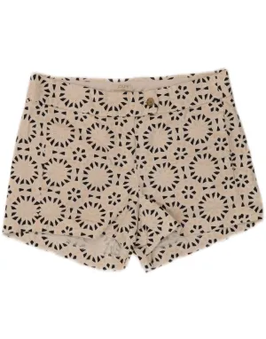 Fade Resistant Formula J. CREW Womens Stretch Chino Shorts US 2 XS W30  Beige Floral Cotton