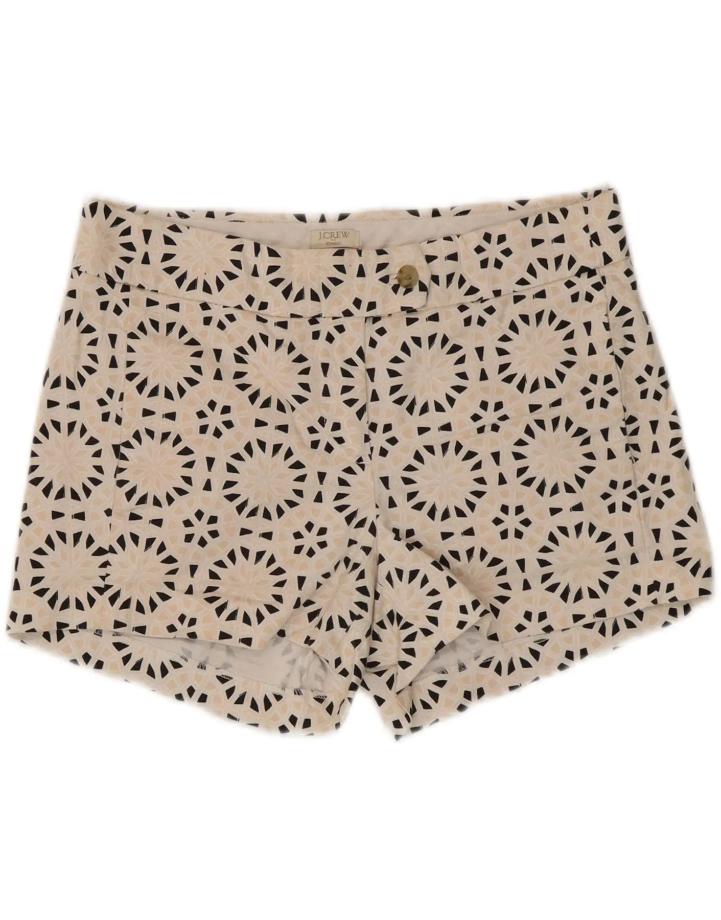 Fade Resistant Formula J. CREW Womens Stretch Chino Shorts US 2 XS W30  Beige Floral Cotton