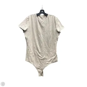 casual bodysuit Bodysuit By Abercrombie And Fitch In Tan, Size: Xxl