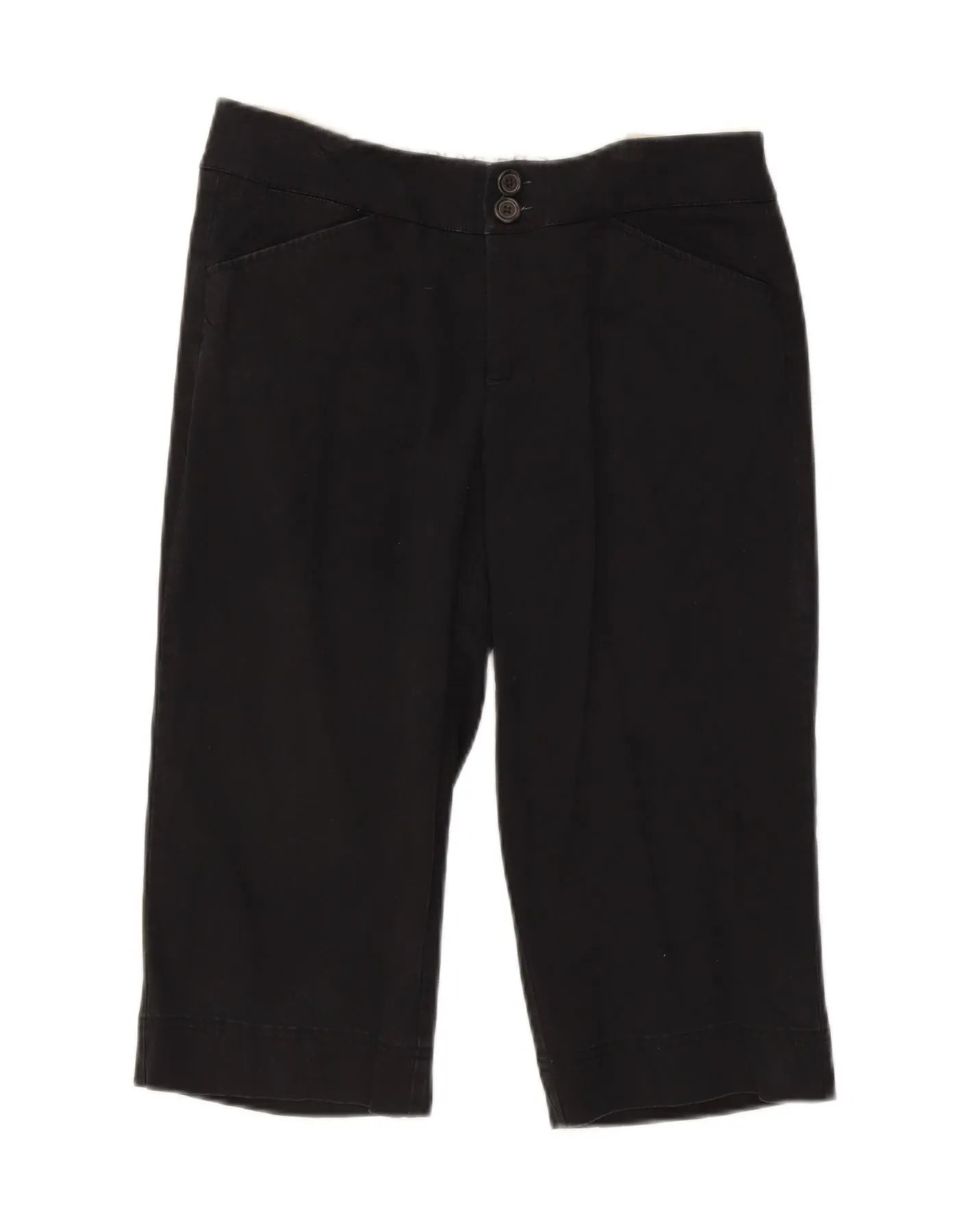 Odor control Lounge Comfort DOCKERS Womens Bermuda Shorts US 8 Medium W30 Black Cotton