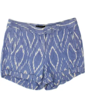 All-Weather Ready Comfortable fit J. CREW Womens Chino Shorts US 8 Medium W32 Blue Ikat Cotton