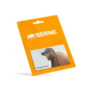 Abrasion resistant Berne Apparel E-Gift Card partition Abrasion Proof Shoulders