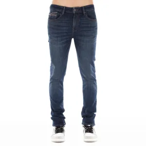 Adjustable Waistband Stretch Classic Gym Ready PUNK SUPER SKINNY IN DARKSAND
