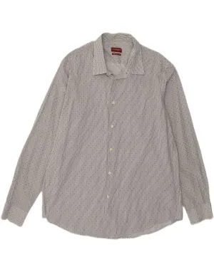 CARRERA Mens Regular Fit Shirt 2XL Blue Pinstripe Cotton Sporty Look Subtle design