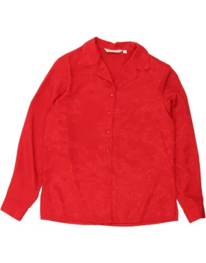 Student Essential Anti Odor Treatment HOLMEWOOD Womens Shirt UK 14 Large Red Polyester