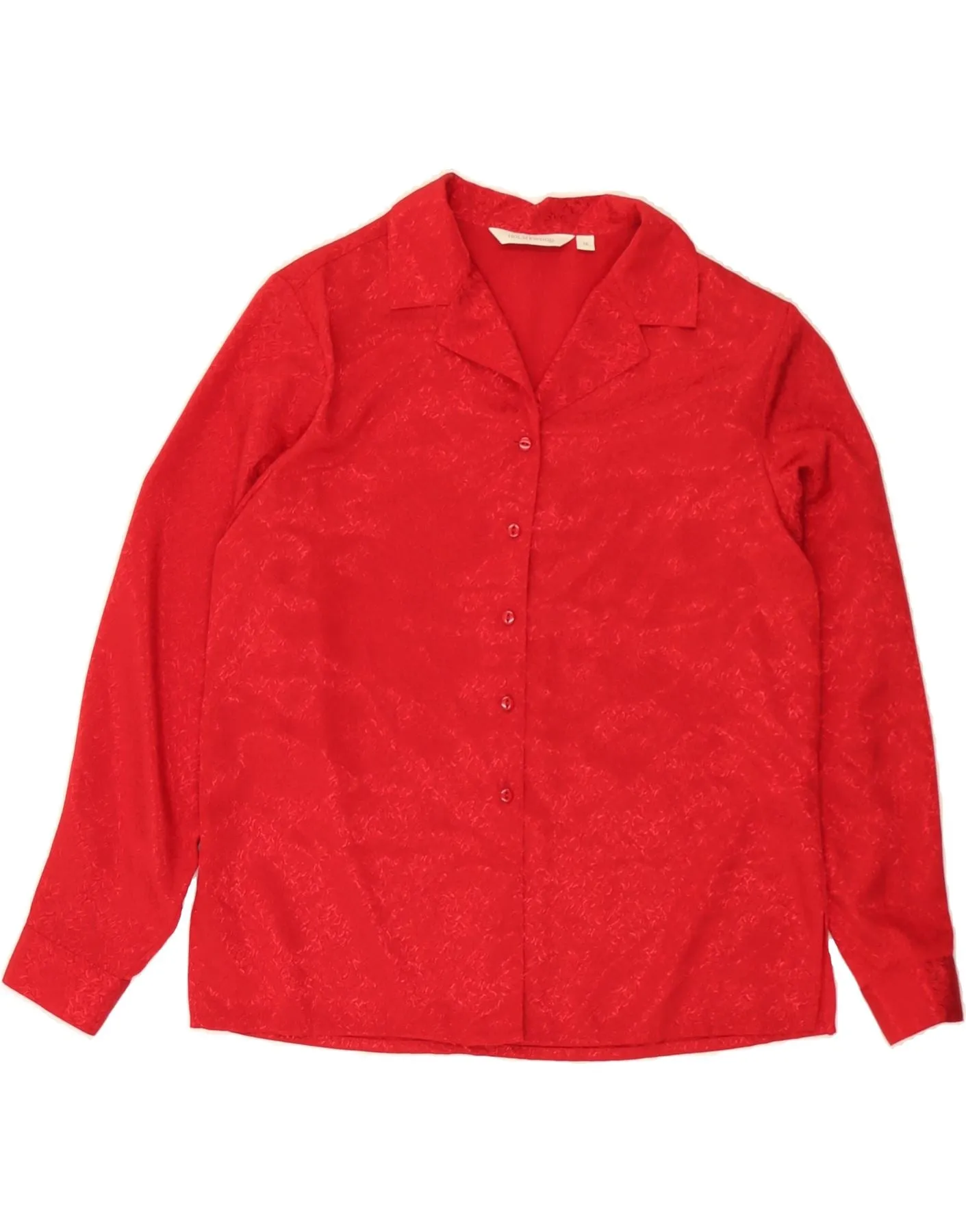 Student Essential Anti Odor Treatment HOLMEWOOD Womens Shirt UK 14 Large Red Polyester
