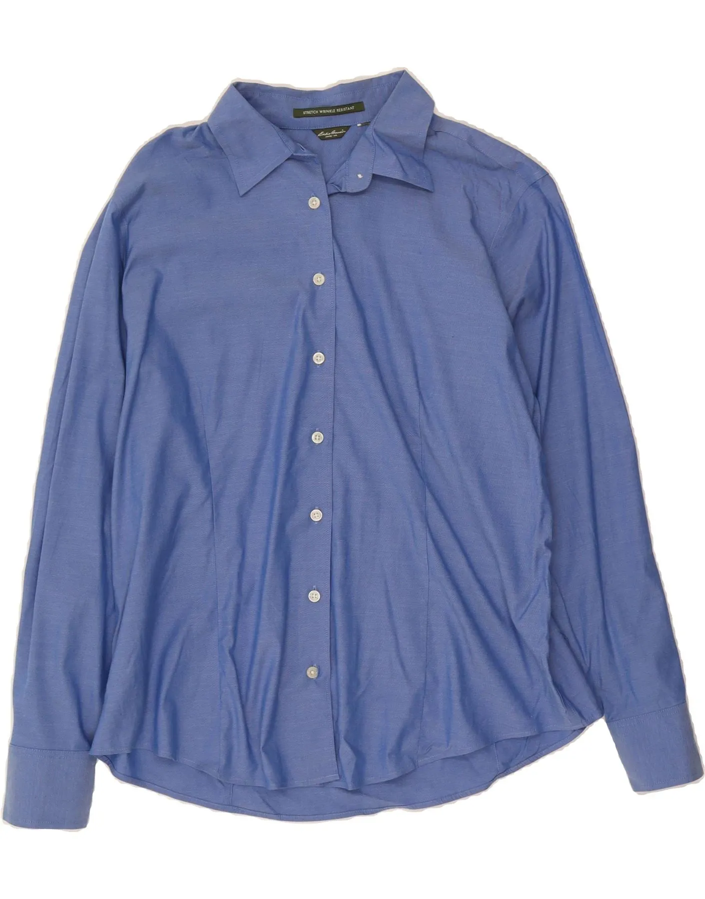Tagless label Multipurpose Layering Fabric EDDIE BAUER Womens Shirt UK 16 Large Blue