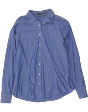 Tagless label Multipurpose Layering Fabric EDDIE BAUER Womens Shirt UK 16 Large Blue