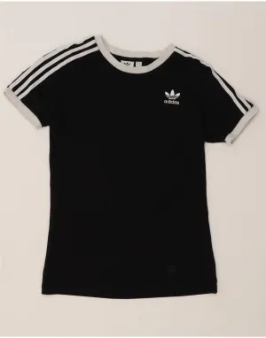 Lightweight Weave Easy Fit Wear ADIDAS Womens T-Shirt BEST SELL UK 8 Small  Black Cotton