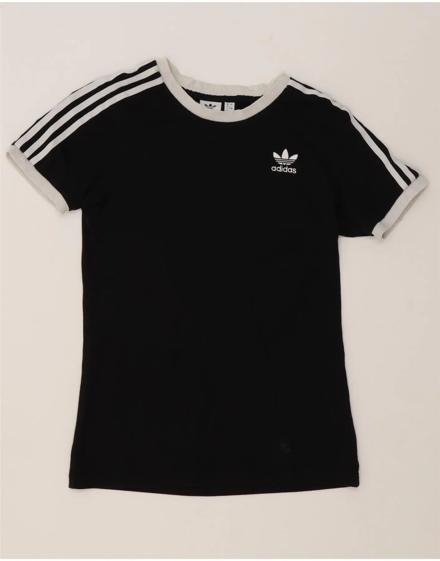 Lightweight Weave Easy Fit Wear ADIDAS Womens T-Shirt BEST SELL UK 8 Small  Black Cotton