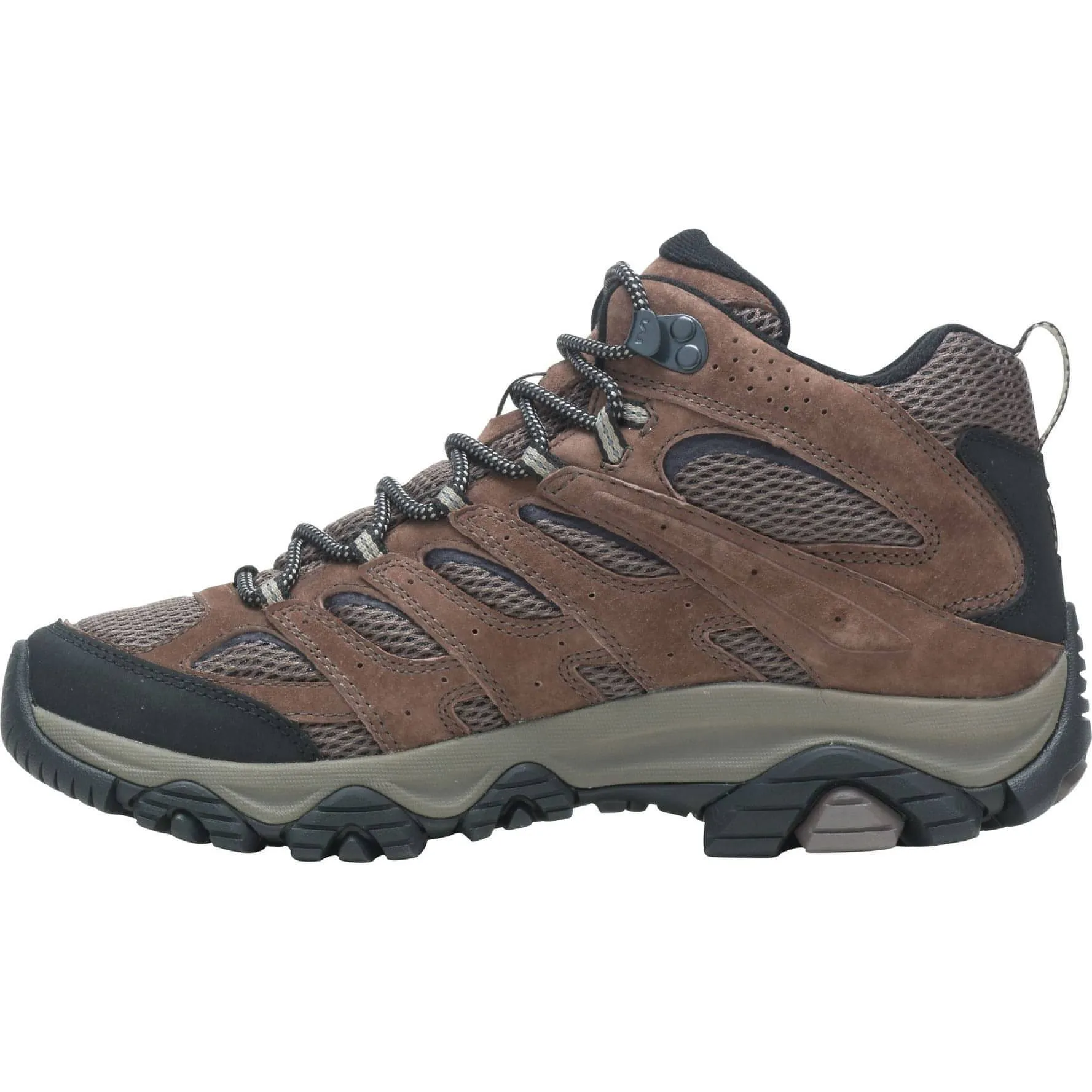 Merrell Moab 3 Mid GORE-TEX Mens Walking Boots - Brown Windproof Support buckle