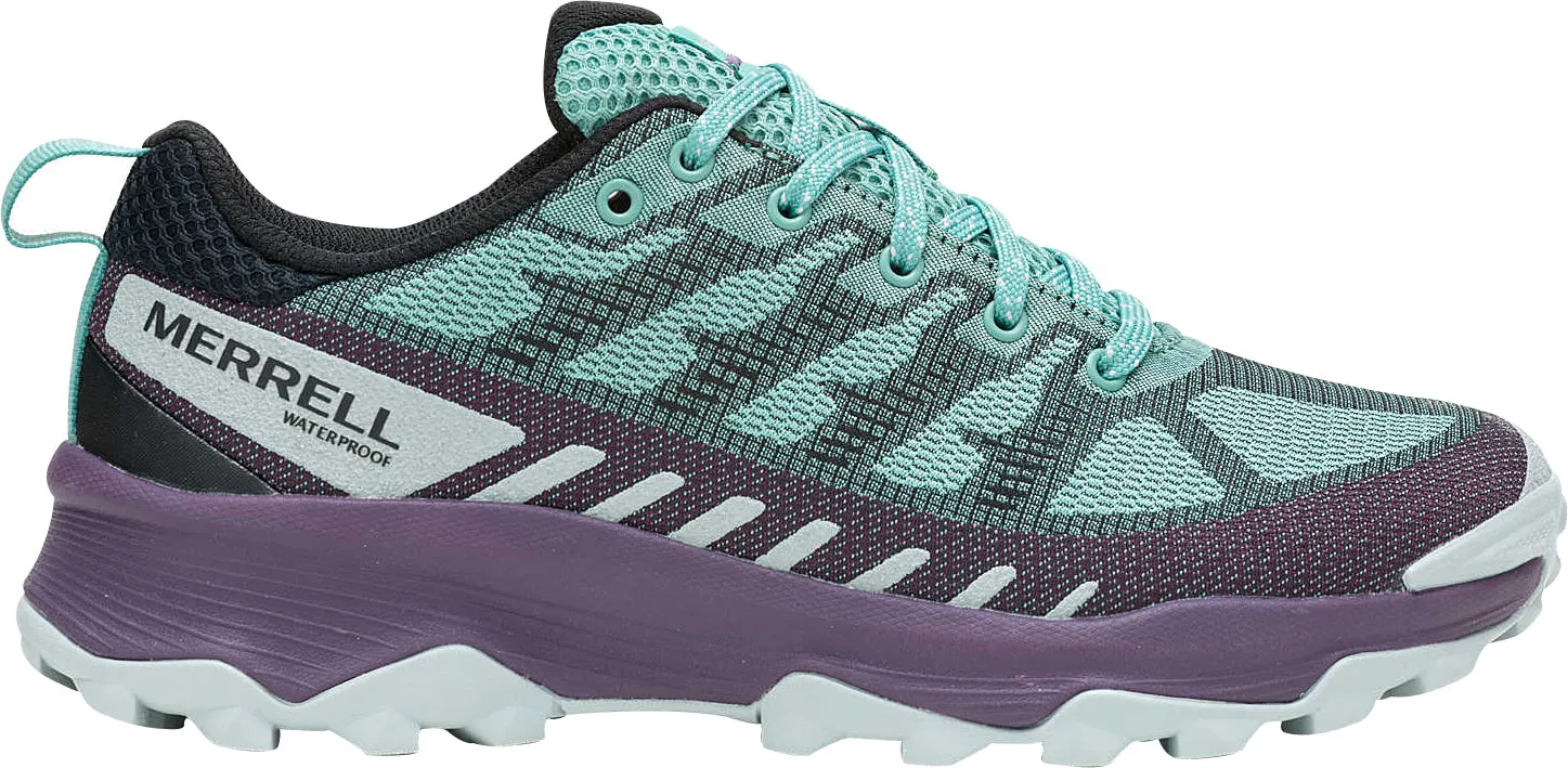 Merrell Speed Eco Waterproof Womens Walking Shoes - Green Forest Path