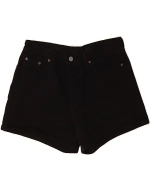 Polished Finish MOSSIMO Womens Denim Shorts W32 Large Black Cotton