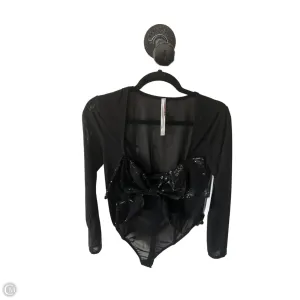 Bodysuit By Anthropologie In Black, Size: M intimates bodysuit