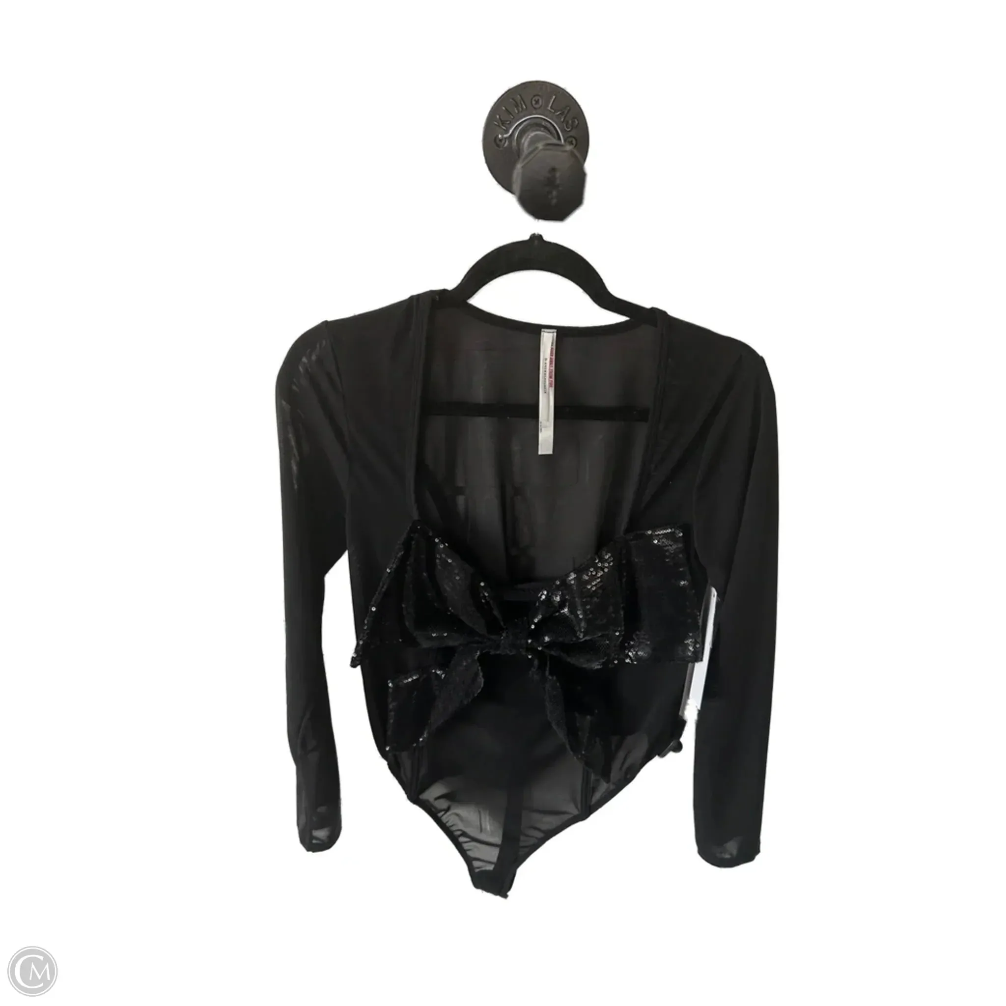 Bodysuit By Anthropologie In Black, Size: M intimates bodysuit