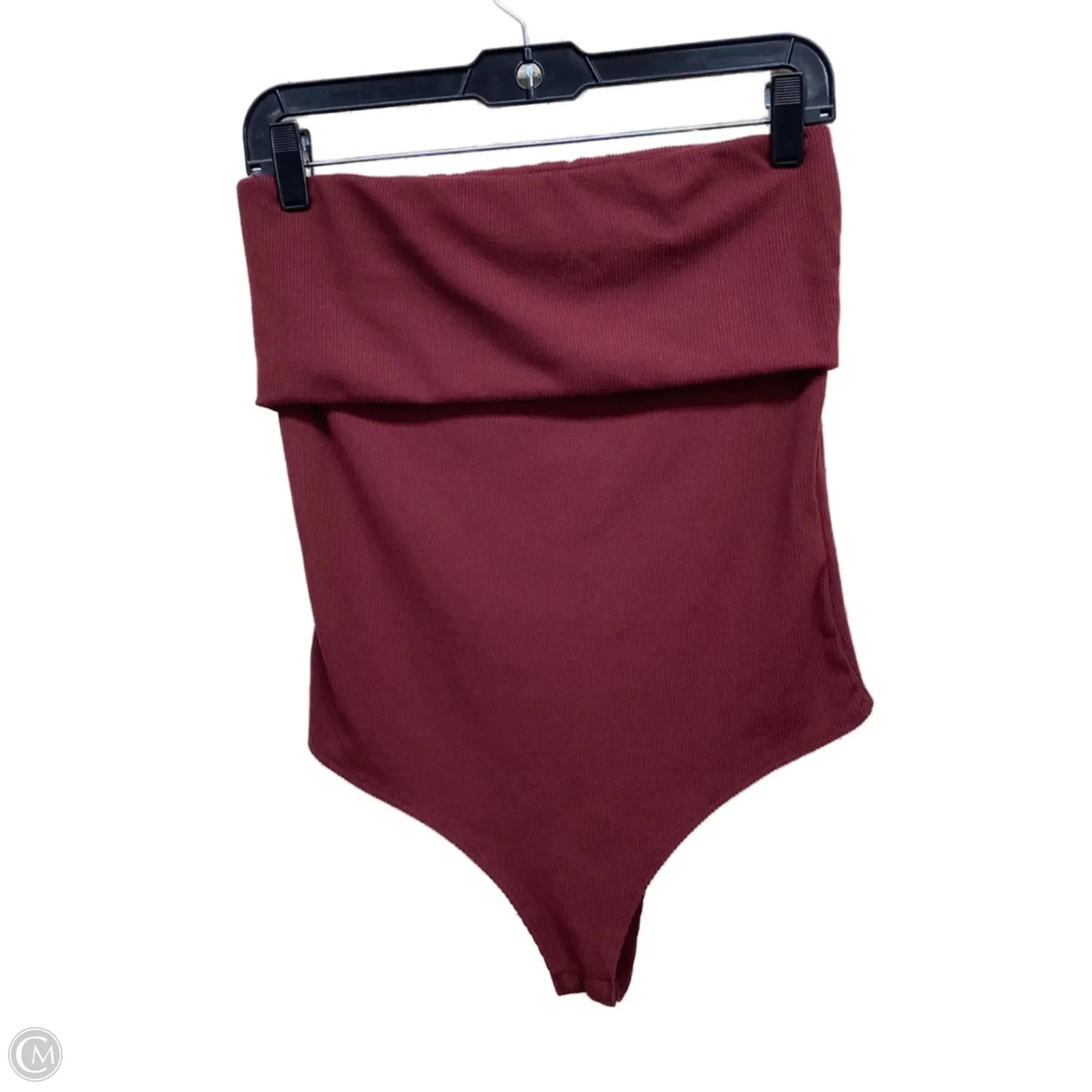 Bodysuit By Clothes Mentor In Red, Size: L cocktail bodysuit