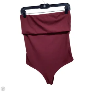 Bodysuit By Clothes Mentor In Red, Size: L cocktail bodysuit