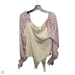 Bodysuit By Cmc In Floral Print, Size: 2x city chic bodysuit