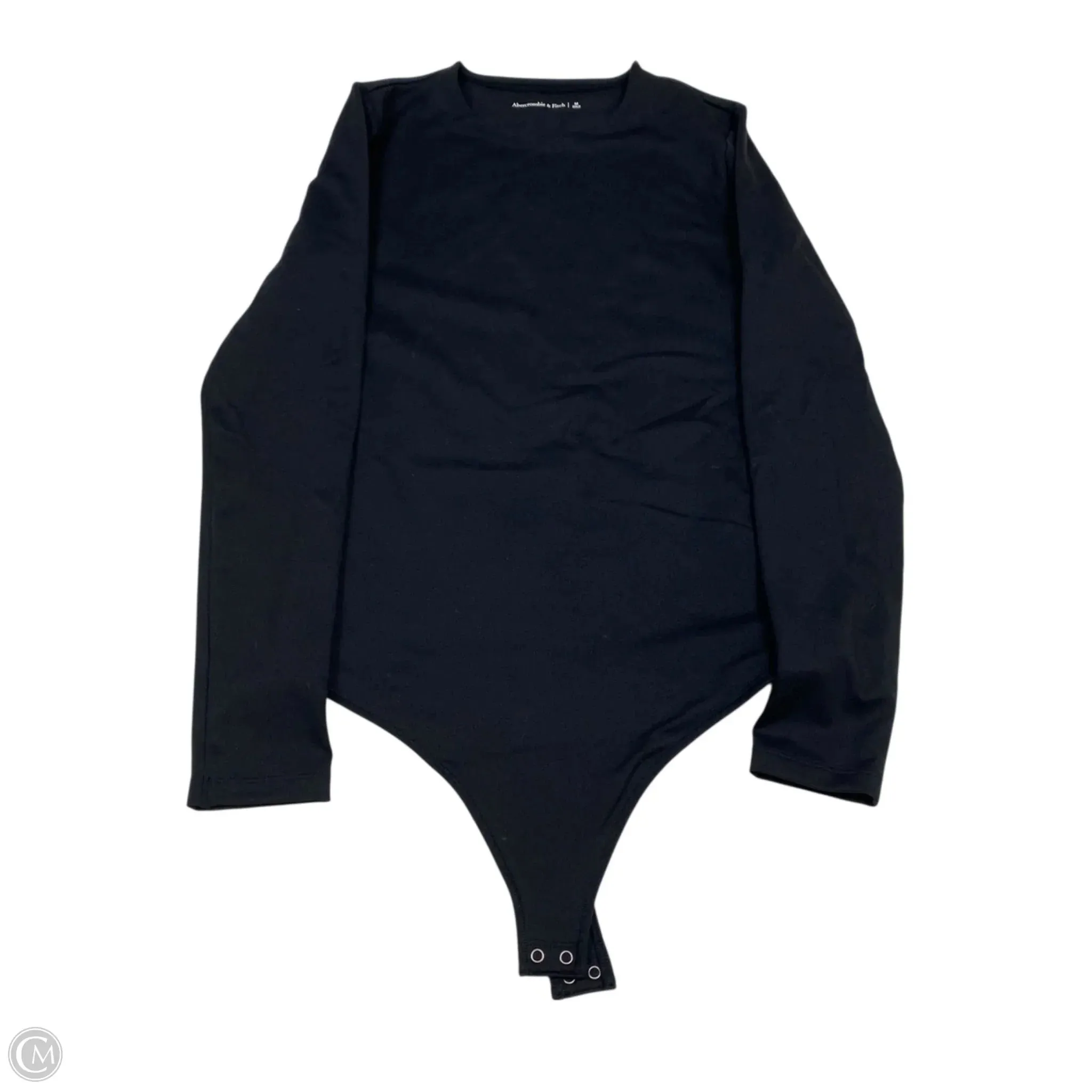 Bodysuit By Abercrombie And Fitch In Black, Size: M street style bodysuit lace mesh bodysuit