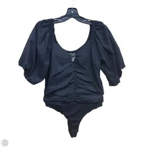 Bodysuit By Clothes Mentor In Black, Size: Xl leather bodysuit