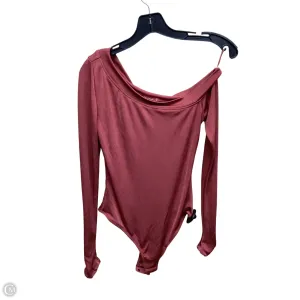 Bodysuit By Free People In Red, Size: S lingerie bodysuit modern bodysuit