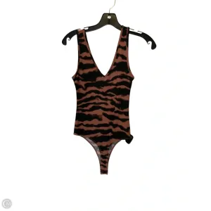 Bodysuit By Giani Bernini In Black & Brown, Size: Xs young women bodysuit