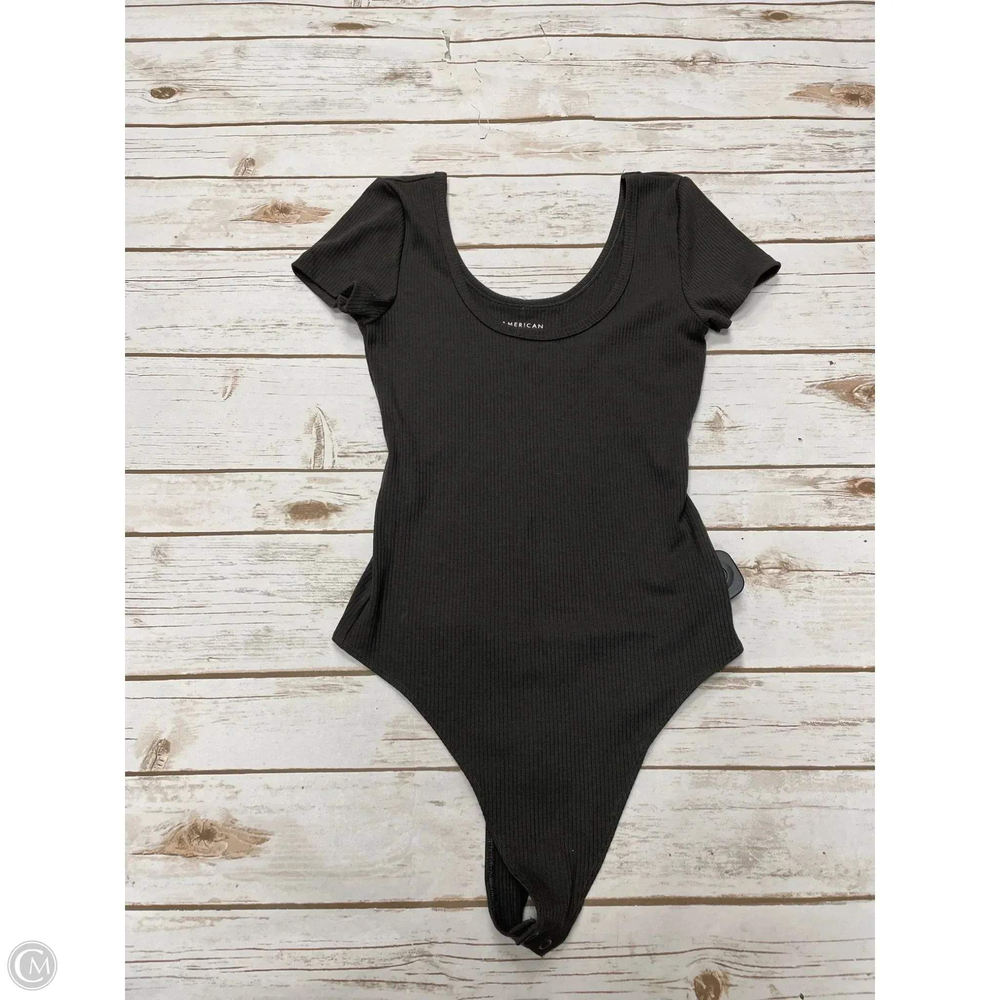 Bodysuit By American Eagle In Grey, Size: Xs nude bodysuit