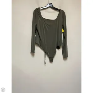 Bodysuit By Lululemon In Green, Size: Xl deep plunge bodysuit performance bodysuit