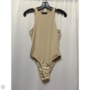 Bodysuit By Shein In Tan, Size: S soft fabric bodysuit shopping bodysuit