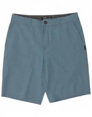 O'NEILL Mens Chino Shorts W34 Large  Blue Polyester Versatile Shorts