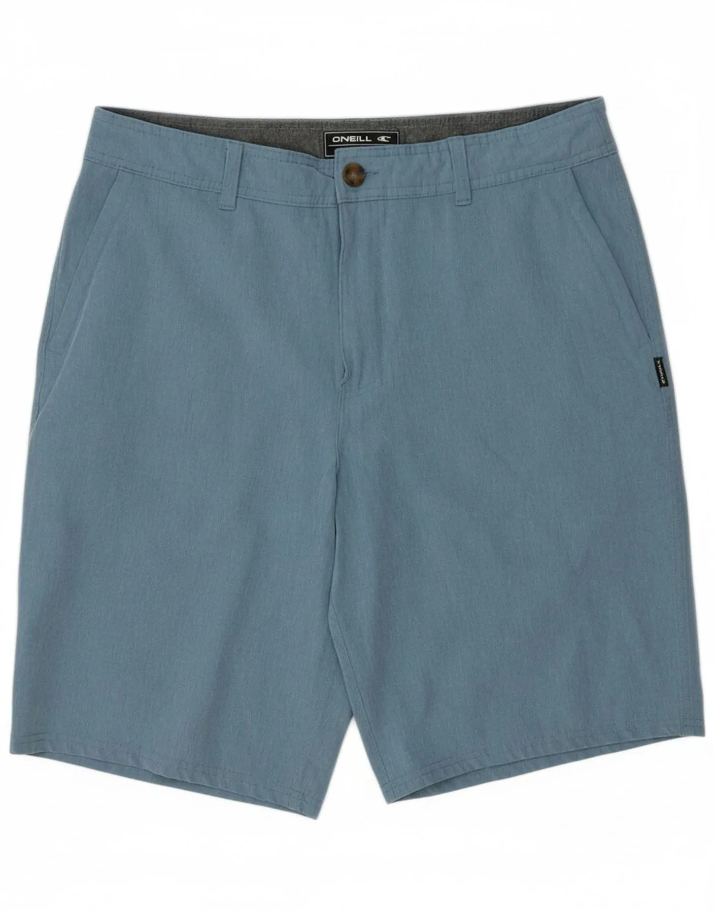 O'NEILL Mens Chino Shorts W34 Large  Blue Polyester Versatile Shorts