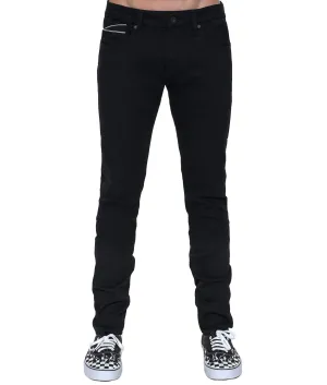 Base Comfort Rainy Day Chill Outfit Nature Lover ROCKER SLIM DENIM JEANS IN BLACK