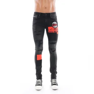 No Hassle Fit Iconic Outfit PUNK SUPER SKINNY IN BLACK