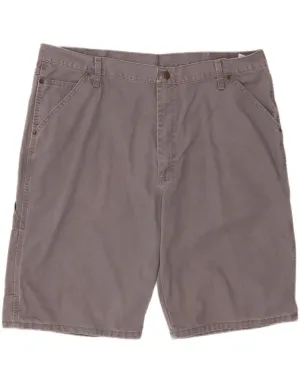 WRANGLER Mens Cargo Shorts W42 2XL Grey Cotton Breathable Flex Soft Waistband