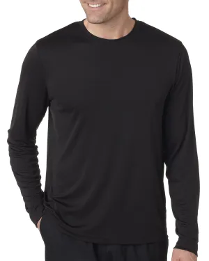 Hanes 482L Adult Cool DRI with FreshIQ Long-Sleeve Performance T-Shirt Washable fabric