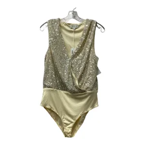 Bodysuit By Gilli In Beige, Size:M mesh bodysuit red bodysuit