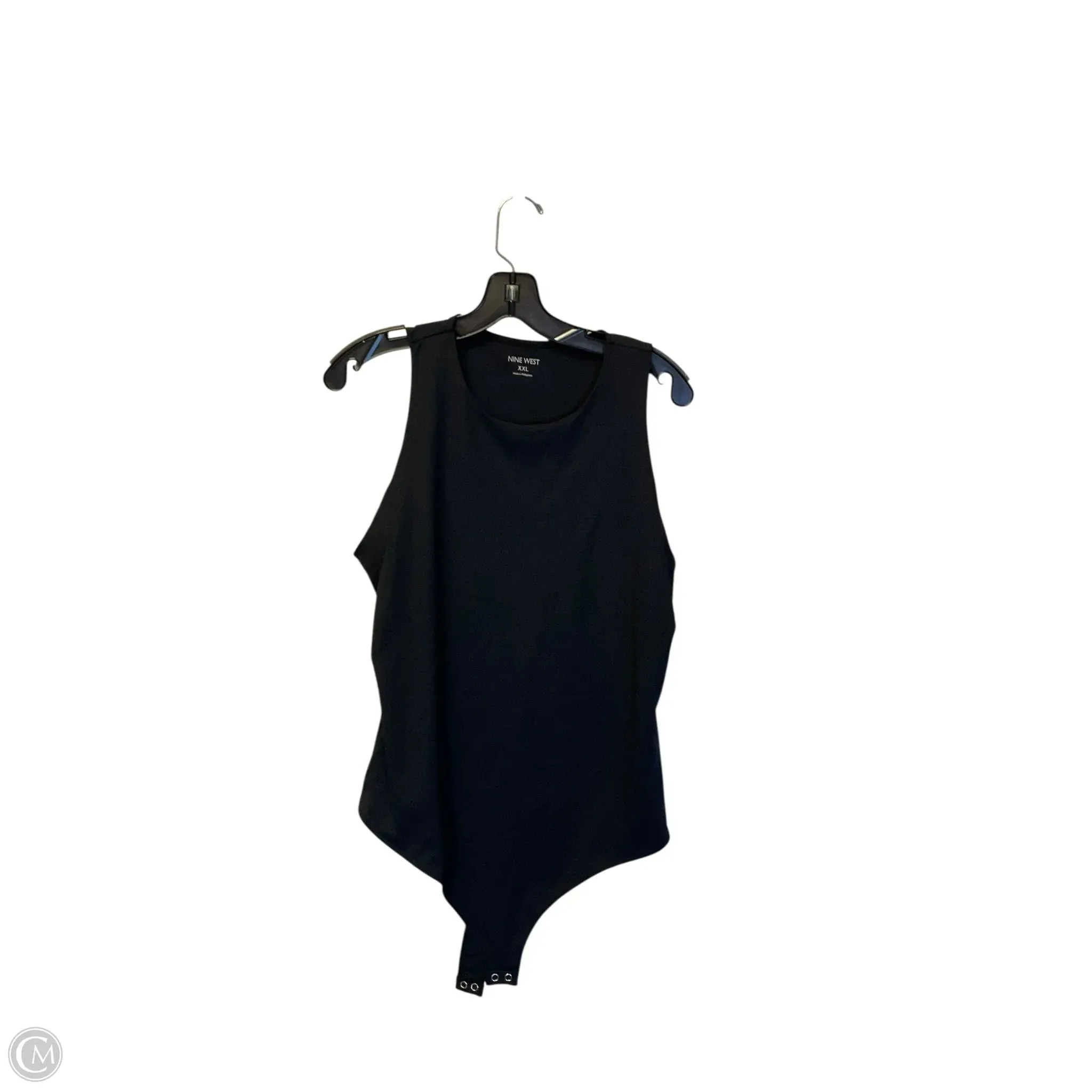 Bodysuit By Nine West In Black, Size: Xxl bodysuit with jeans street style bodysuit