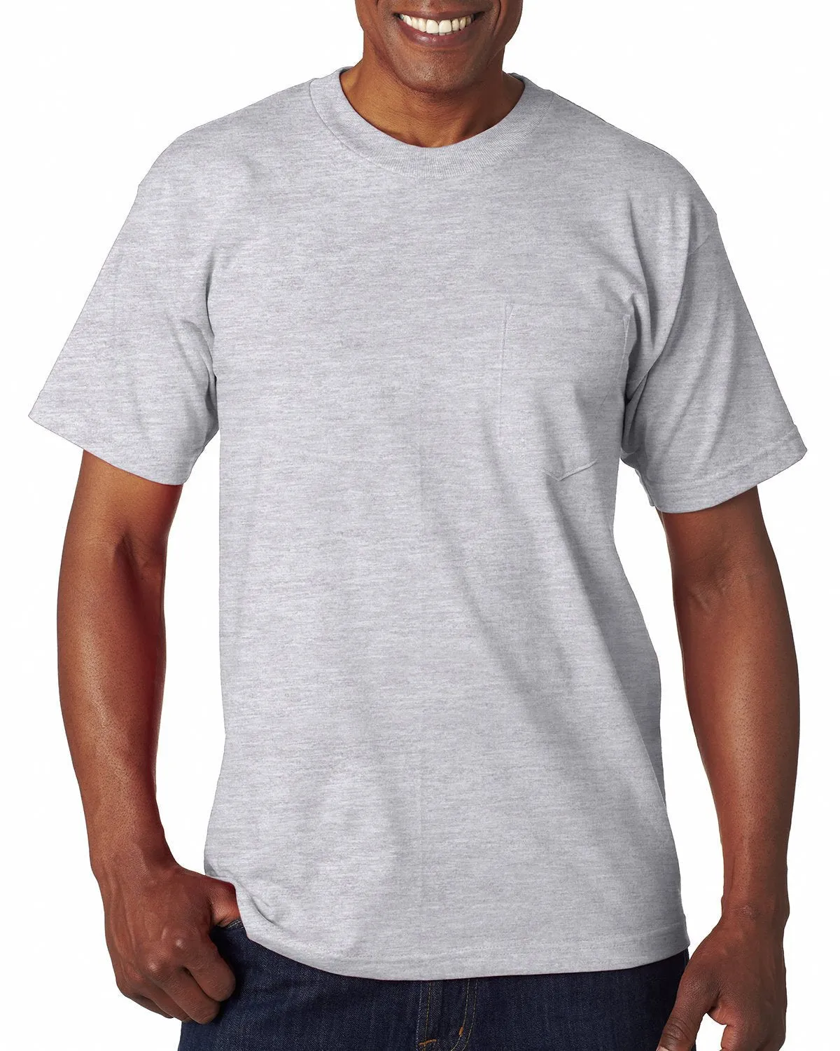 Bayside BA7100 Adult 6.1 oz., 100% Cotton Pocket T-Shirt futuristic Chic Design