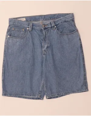 ZARA Mens Denim Shorts EU 42 Large W34 Blue sports event Flexible Movement Cut